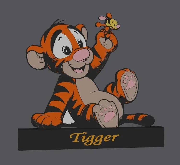 Tigger aus Winnie Puuh Display!