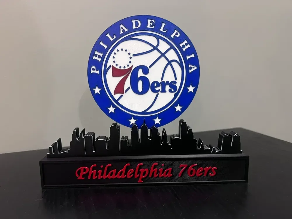 NBA Philadelphia 76ers mit Skyline-Display