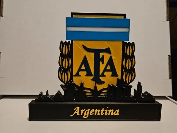 Argentinisches Nationales Fußball-Logo mit Skyline!