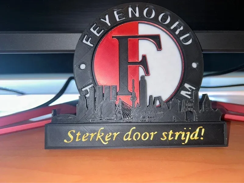 Feyenoord Sterker door strijd mit Skyline-Display