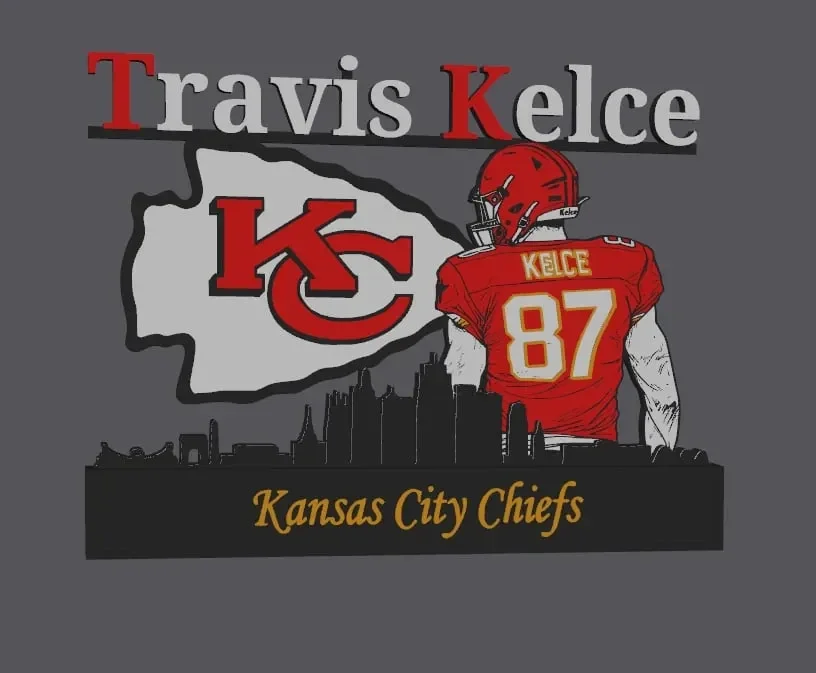 NFL Kansas City Chiefs Travis Kelce Display!