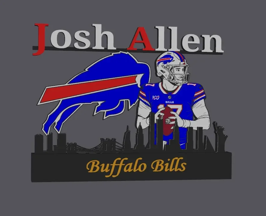 NFL Buffalo Bills Josh Allen Display!