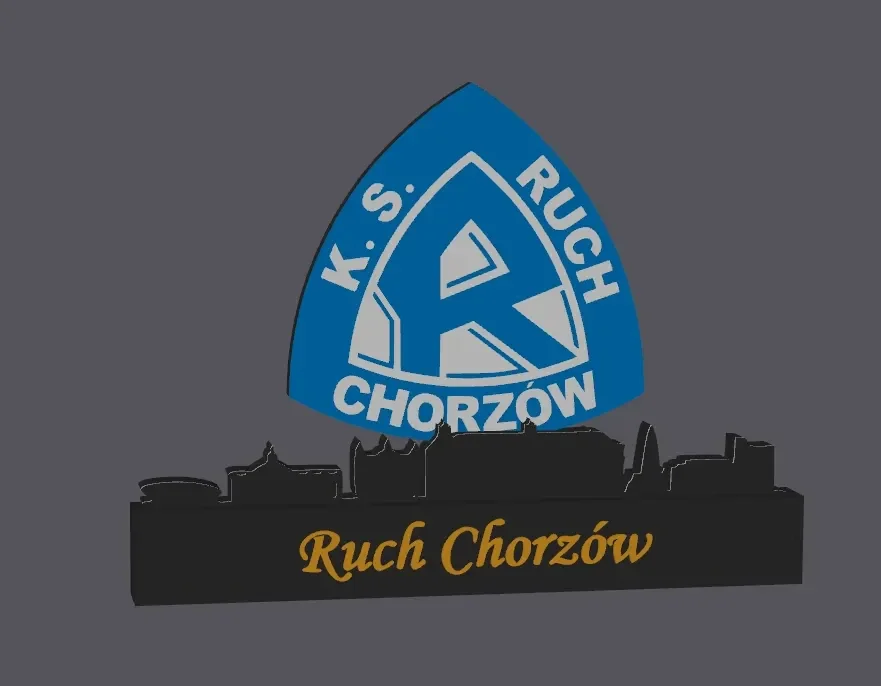 Polen I Liga Ruch Chorzów mit Skyline-Display!