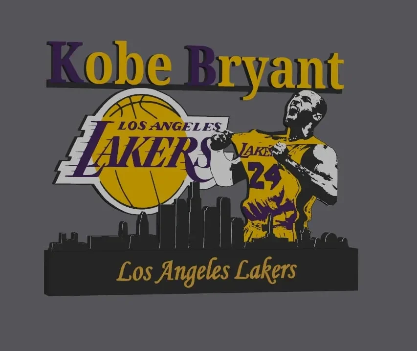 NBA L.A. Lakers Kobe Bryant Display!