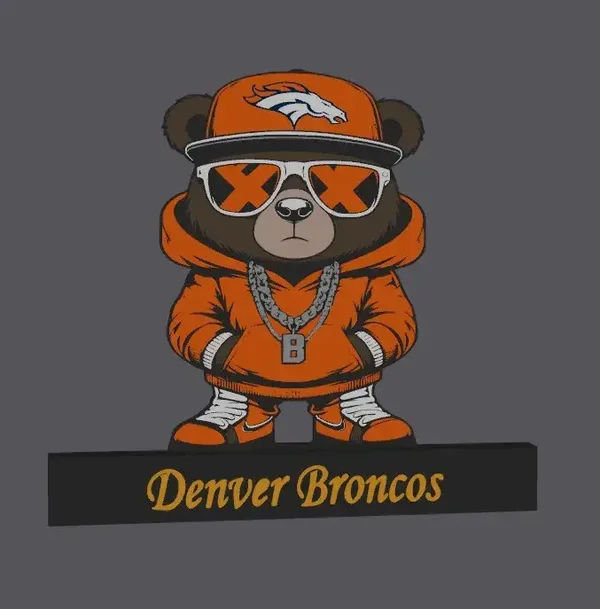NFL Denver Broncos Teddybär-Display!