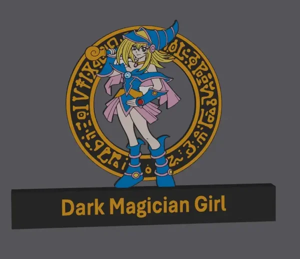 Yu-gi-oh Dunkle Magierin Display!