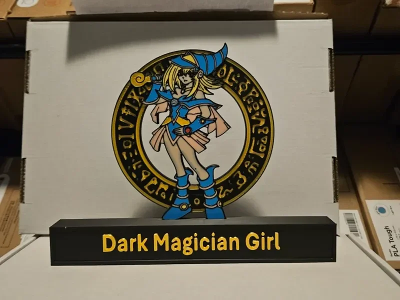 Yu-gi-oh Dunkle Magierin Display!