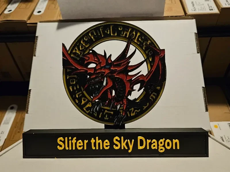 Yu-Gi-Oh Slifer der Himmelsdrache Display!