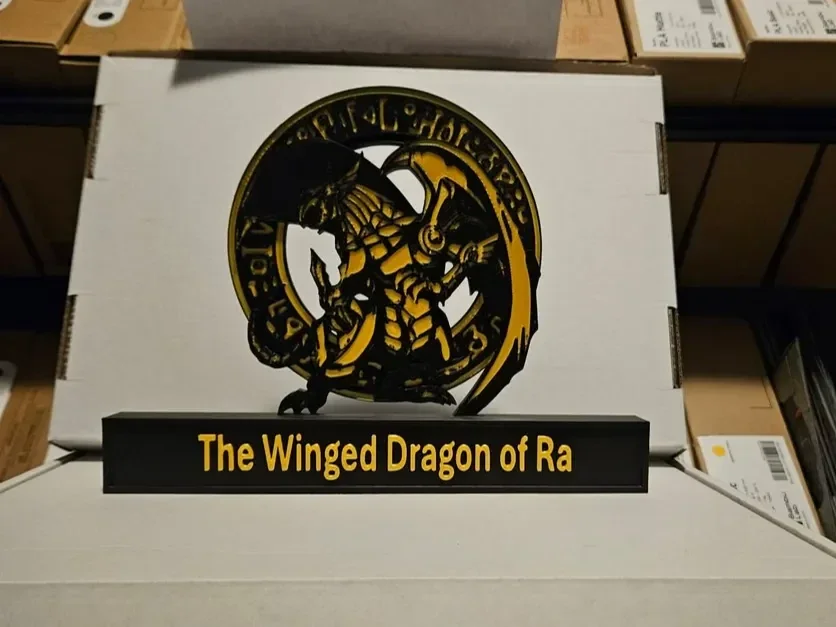 Yu-Gi-Oh Der geflügelte Drache des Ra Display!