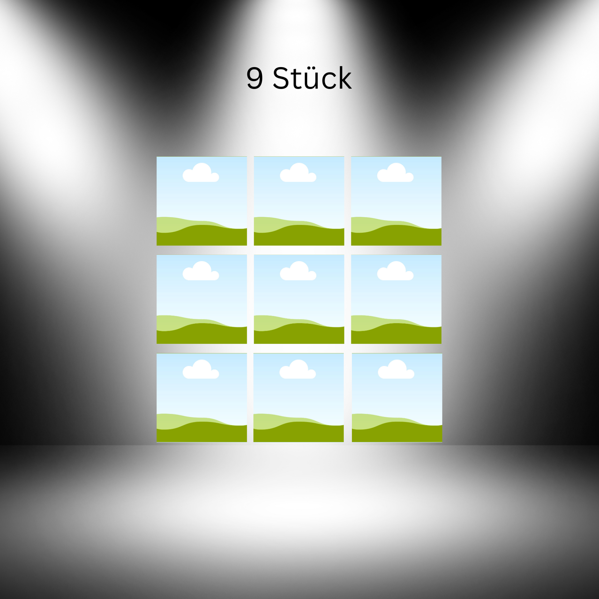 Kühlschrankmagnet 9 er Set