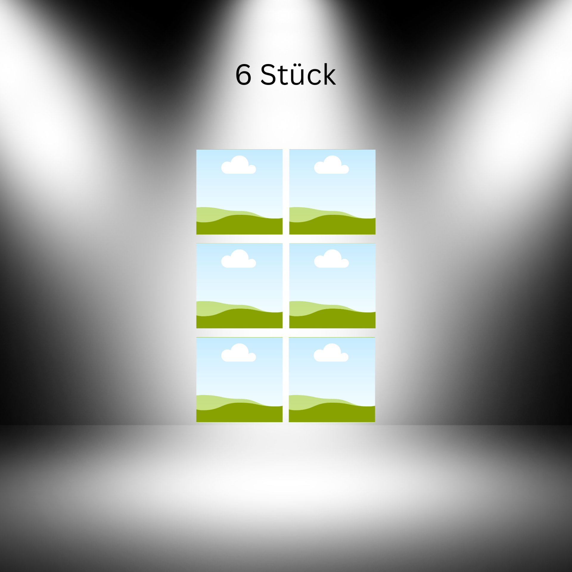 Kühlschrankmagnet 6 er Set