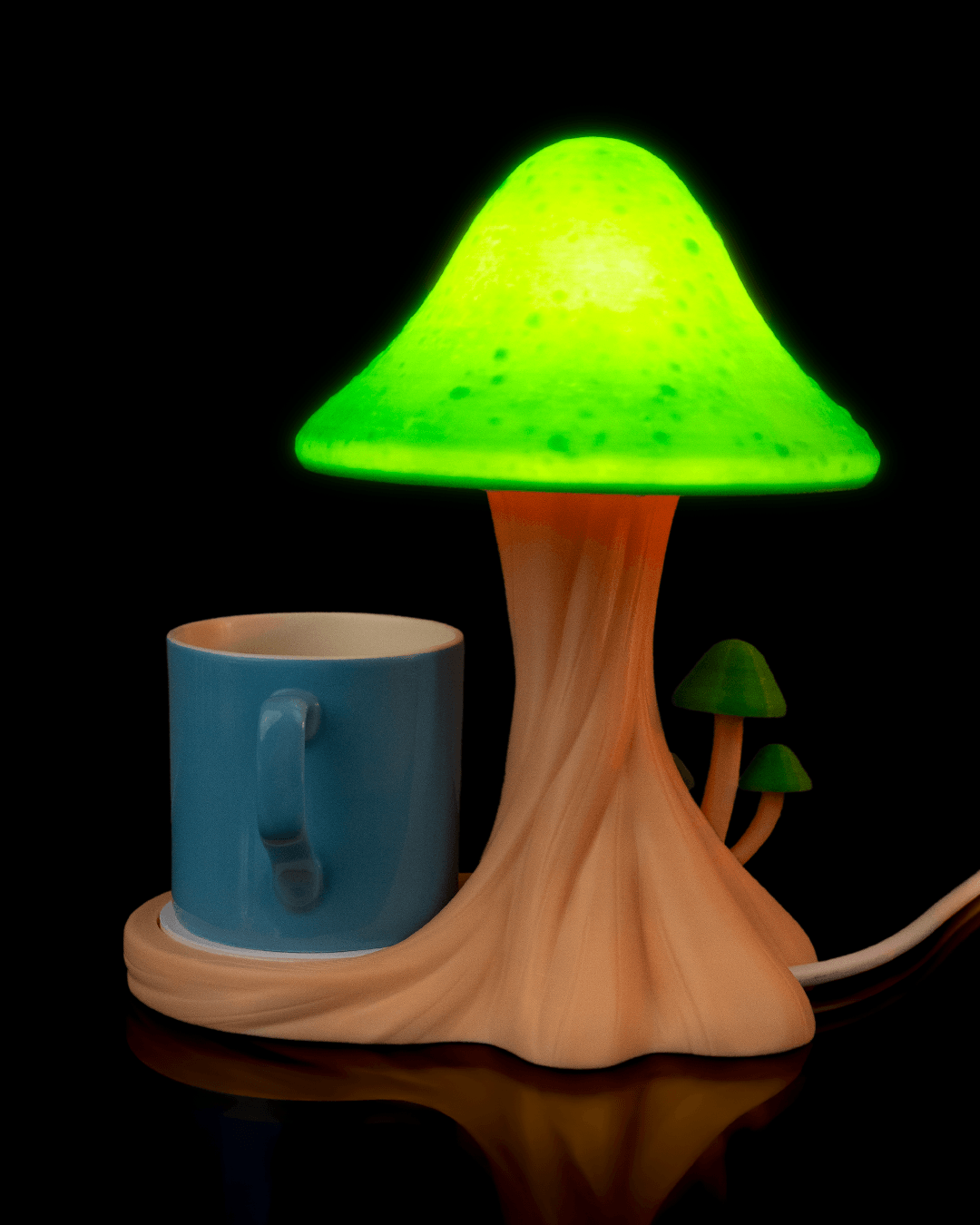 Cap & Keep - Tischleuchte & Tablett