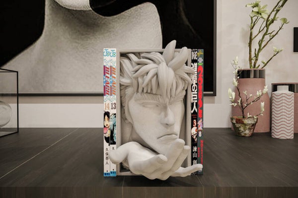 Kenshiro Manga Nook / Buchstütze und Wandhalterung