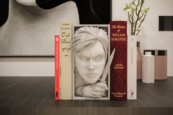 Ellie  / Buchstütze und Wandhalterung