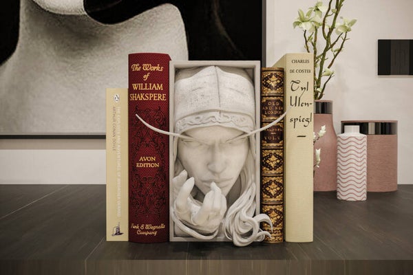 Sylvanas / Buchstütze und Wandhalterung