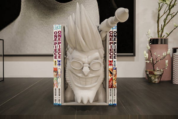 Franky Manga  / Buchstütze und Wandhalterung