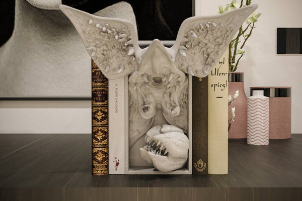 Demogorgon Bücherecke und Wandhalterung