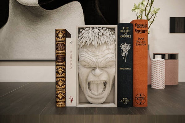 Hulk Book Nook  / Buchstütze und Wandhalterung