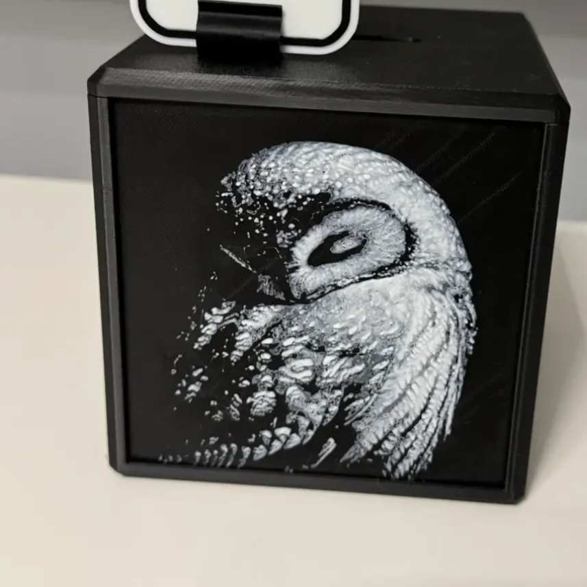 Sparkiste Eulen Motiv 2