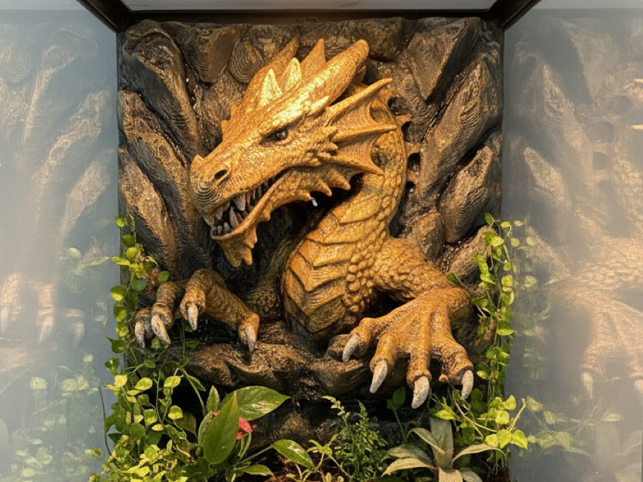 3D - Rückwand ( Dragon )