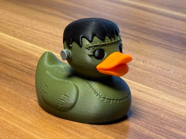 Vollfarbige Frankenstein-Ente