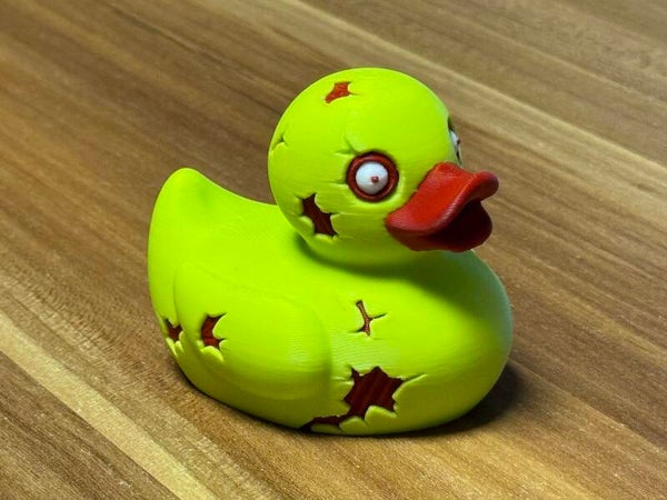 Ente Zombie in Vollfarbe
