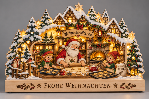 Leuchtender Weihnachtsschwibbogen 07