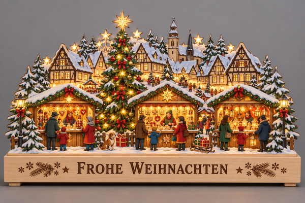 Leuchtender Weihnachtsschwibbogen 06