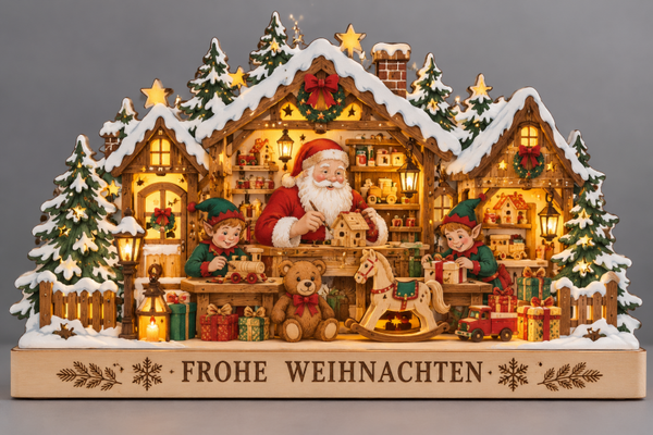 Leuchtender Weihnachtsschwibbogen 04
