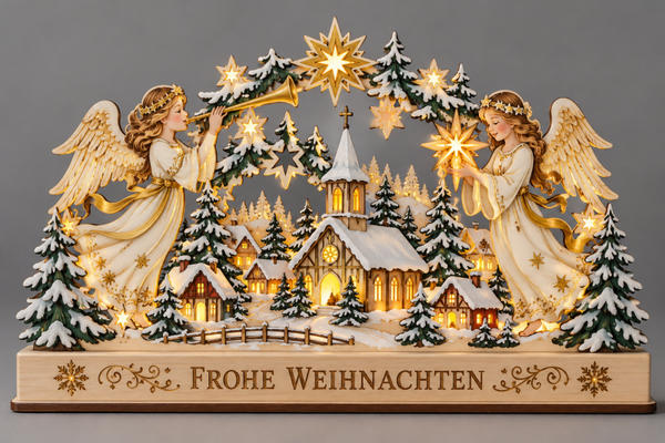 Leuchtender Weihnachtsschwibbogen 02