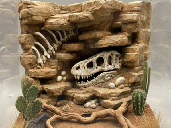 3D - Rückwand (Fossil)