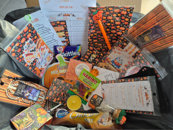 Box Livresque d'halloween "Citrouilles et fantômes"