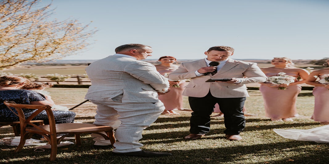 Blue Mountains wedding ceremony with Riley Farlow