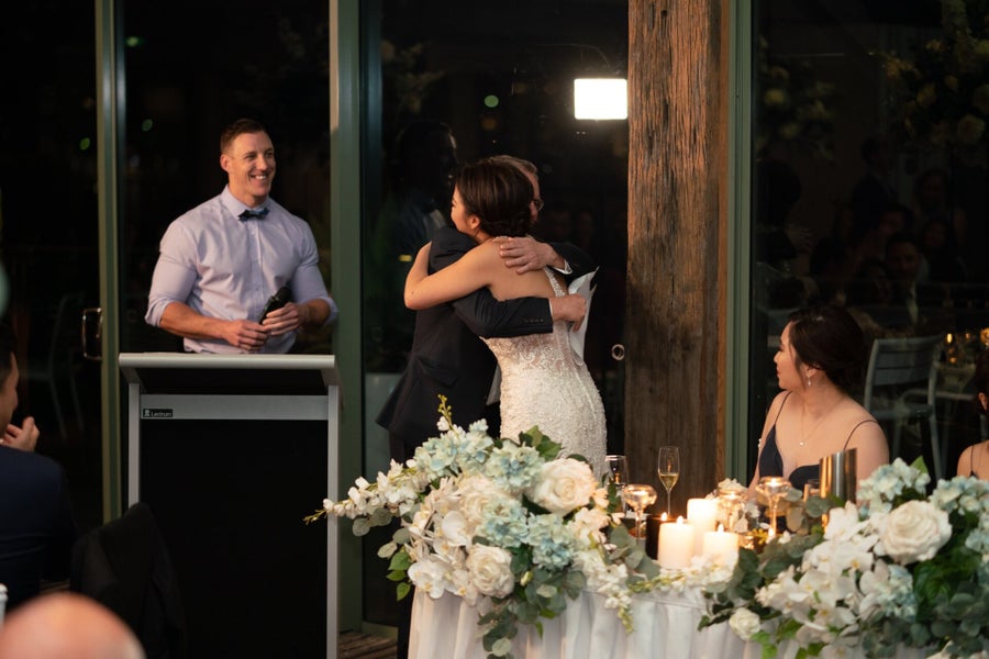 Sydney wedding MC at reception