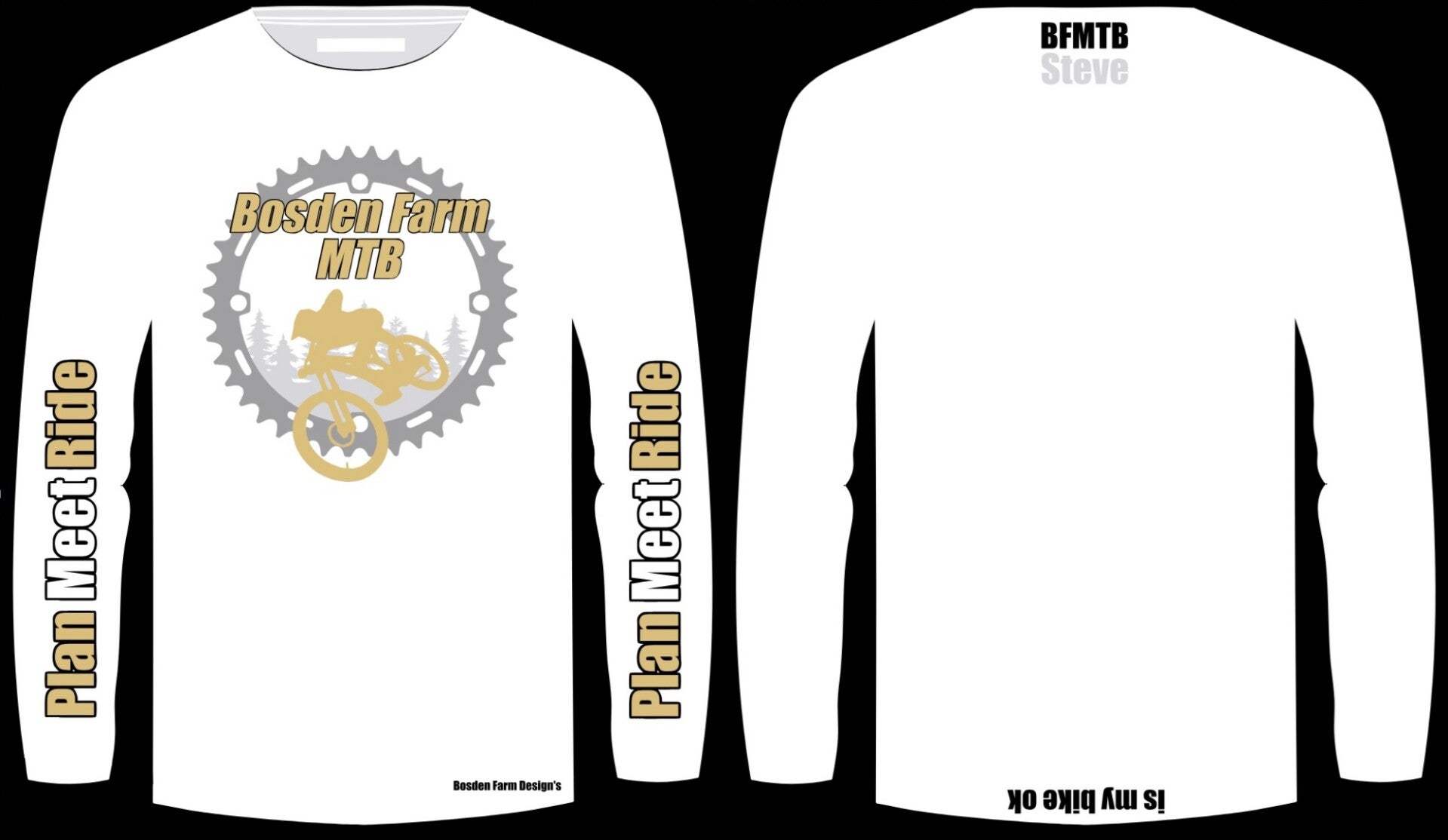 White MTB Jersey