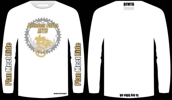 White MTB Jersey