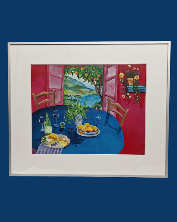 Schilderij buitenlucht 61x51 cm
