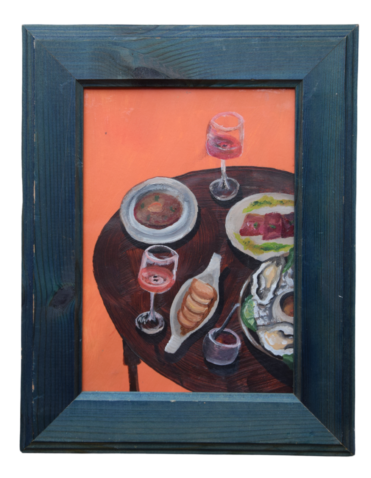 Schilderij wijnen 22x28 cm