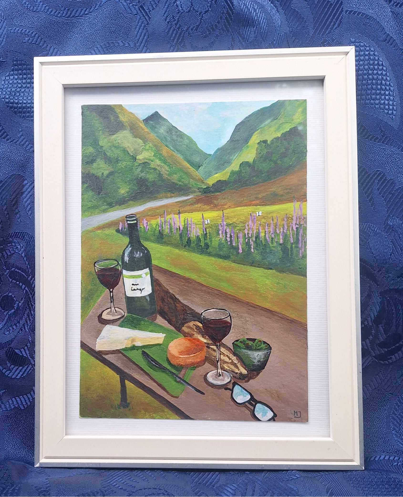 Schilderij kaas 21x27 cm