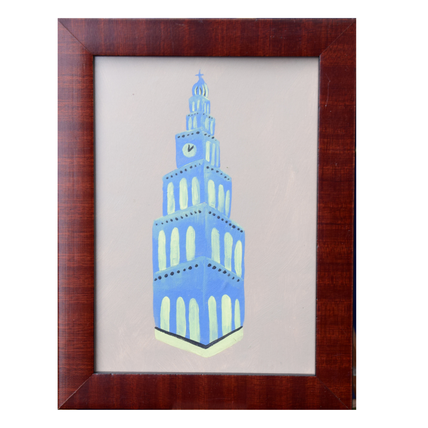 Schilderij martinitoren 20x15 cm