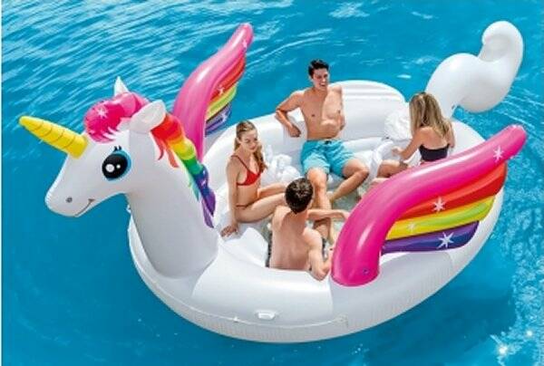 Intex 57266EU eenhoorn party eiland