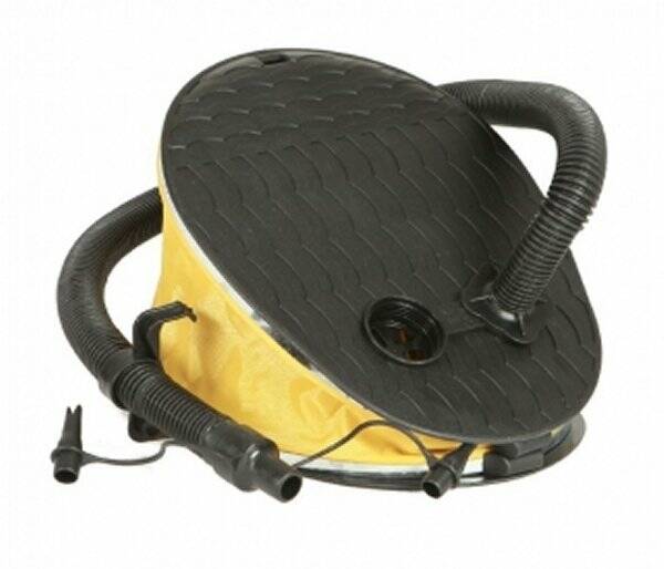 Outdoor 0772017 voetpomp 5L + 3 mondstukken zwart/geel