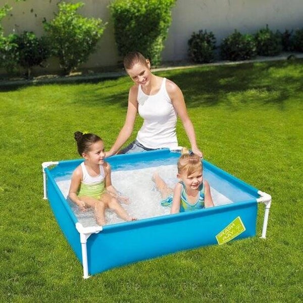 Bestway Zwembad met Stalen Frame, 122x122x30,5 cm