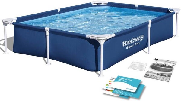 Bestway Zwembad Steel Pro Rechthoek, 221cm