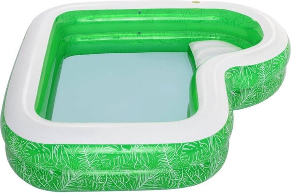 Bestway Familiebad Rechthoek Tropical Paradise met Zitje, 231cm
