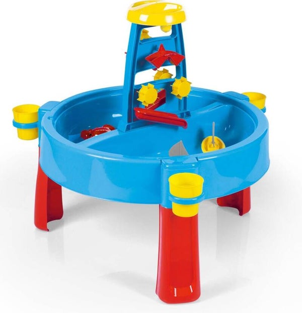 Dolu 2-in-1 Watertafel & Zandtafel met Accessoires Blauw/Rood/Geel