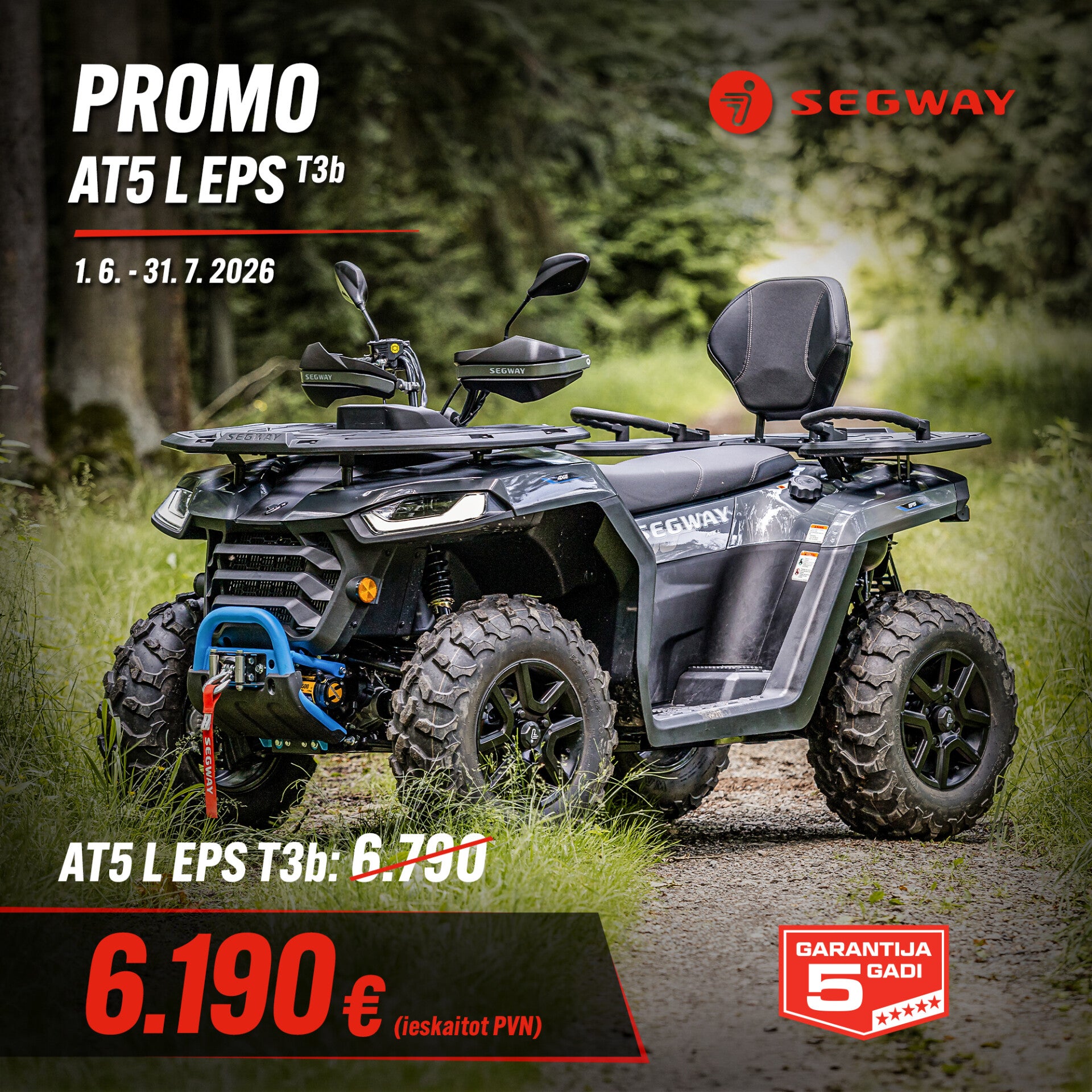 Segway AT5 L EPS (T3b) VASARAS PIEDĀVĀJUMS