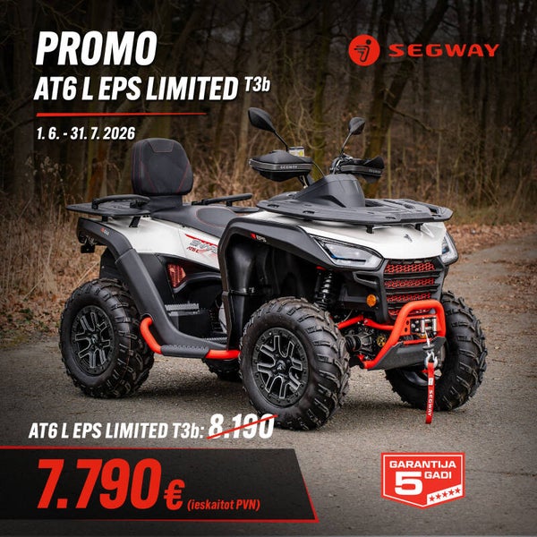 Segway Snarler AT6 EPS Limited (T3b) VASARAS PIEDĀVĀJUMS