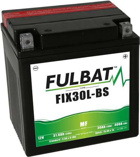 FULBAT Battery 12V/30Ah FIX30L-BS (YTX30L-BS)