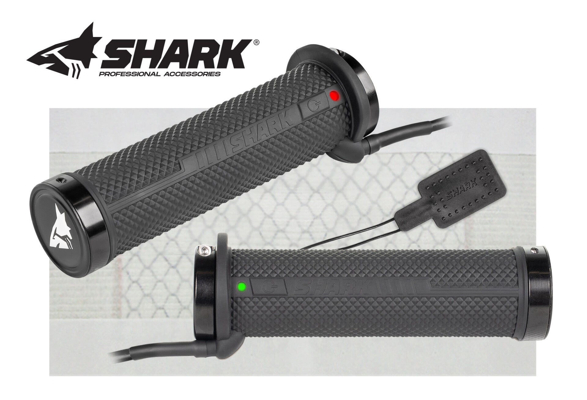 SHARK 4ZONE LOCK-ON HEATED GRIPS + THUMB AND SEAT WARMER